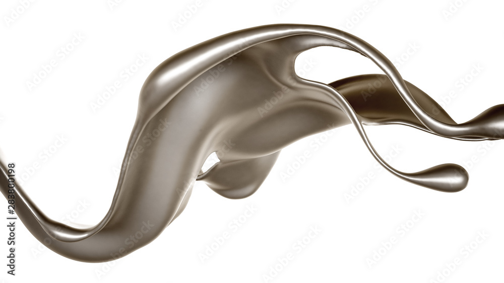 Splash of fluid. 3d illustration, 3d rendering. Splash of fluid. 3d illustration, 3d rendering.