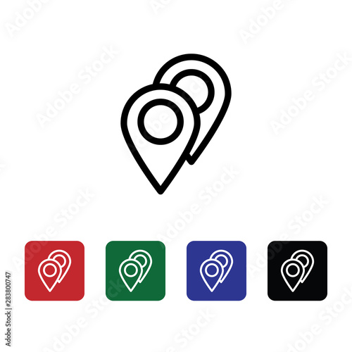 Location, placeholders, vector icon. Can be used for web and mobile. Navigation and map vector icon