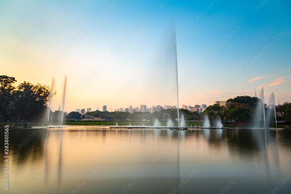 Parque Ibirapuera em São Paulo, Brasil