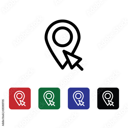 Location, placeholder, vector icon. Can be used for web and mobile. Navigation and map vector icon
