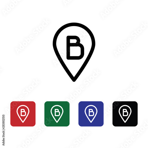 Location, placeholder, vector icon. Can be used for web and mobile. Navigation and map vector icon