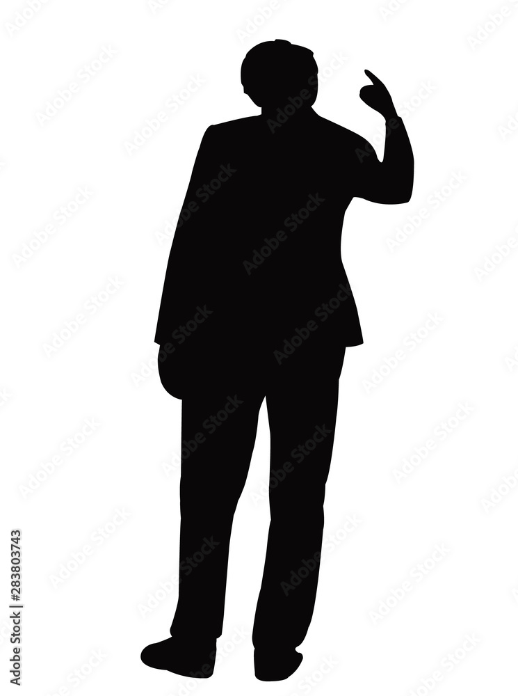 a man body silhouette vector a man body silhouette vector