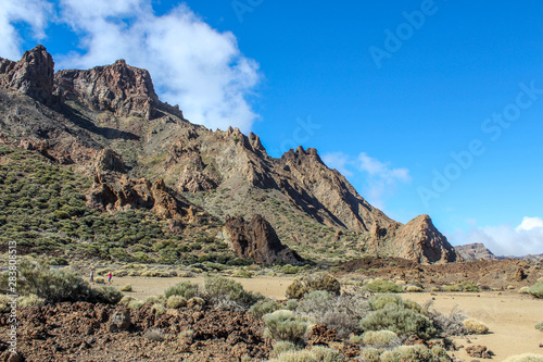 Landscape around the Teide - the highest mountain of spain