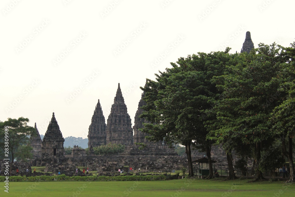 Der Prambanan (Tempel) auf in Yogyakarta auf der Insel Java in Indonesien