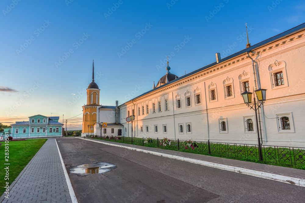 Cathedral Square of the Kolomna Kremlin in the city of Kolomna