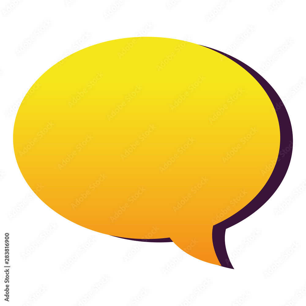 Communication bubble design vector illustration