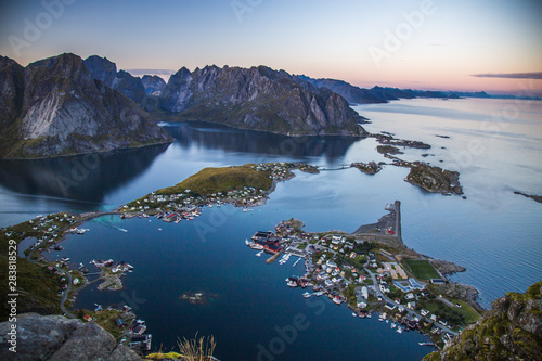 Views of Reine in Lofoten islands, in Norway