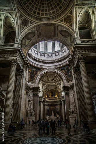 The Pantheon in the latin quarter in Paris, France © pierrick