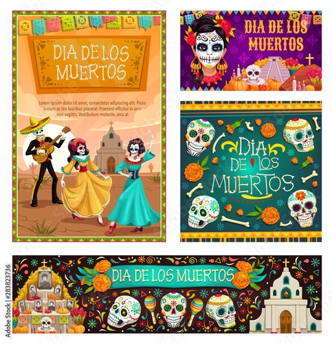 Day of Dead in Mexico, Dia de los Muertos holiday