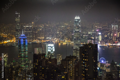 Hong Kong city, the streets and the river © pierrick