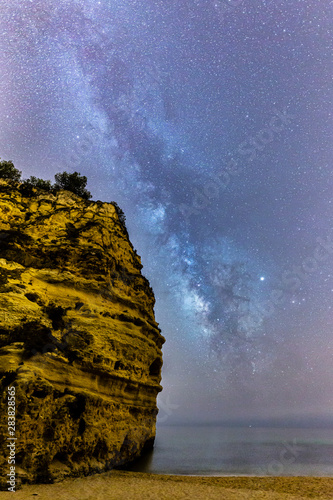 Milky Way at Marinha Beach, Algarve