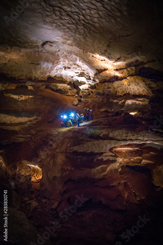 the cave of Saint Marcel d Ardeche in France