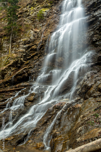 Scorus waterfall  Valcea county  Romania