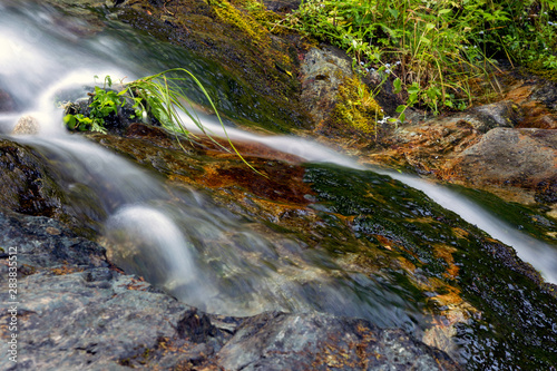 Rausor waterfall, Retezat national park , Hunedoara county, Romania photo