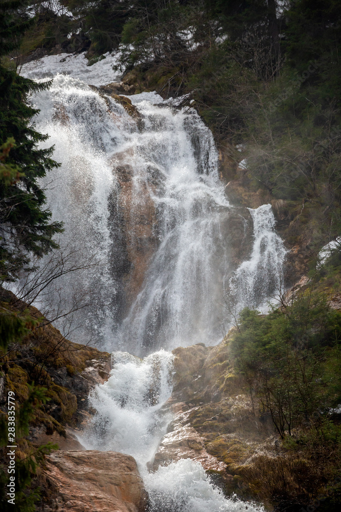 Cailor waterfall, Maramures county, Romania 