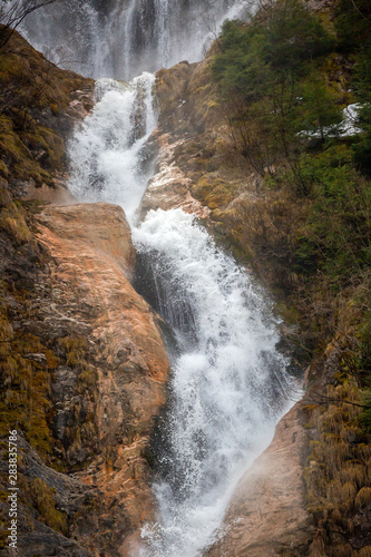 Cailor waterfall  Maramures county  Romania 