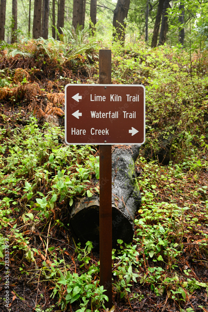 Lime Kiln Trail Sign