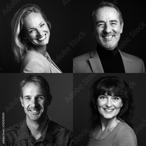 Portrait of four business people  photo