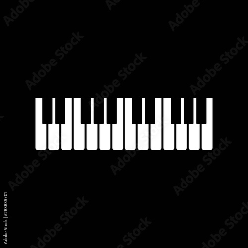 Piano icon vector ilustration