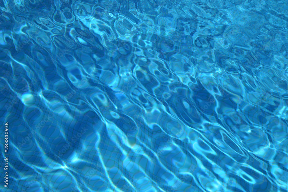 Blue water background Blue water background