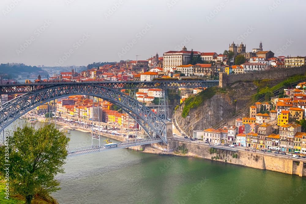 Travel Destinations. Amazing Porto City In Portugal at Dusk. Travel Destinations. Amazing Porto City In Portugal at Dusk.
