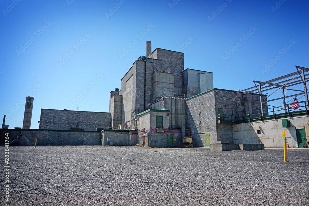 B Reactor at Hanford nuclear site in Eastern Washington - obrazy, fototapety, plakaty 