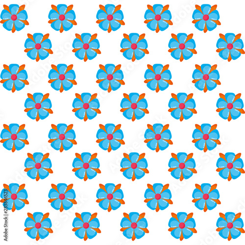 Flowers background vector design vector illustration