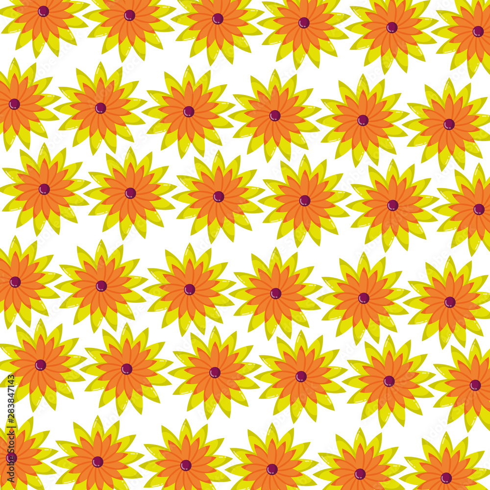 Flowers background vector design vector illustration Flowers background vector design vector illustration