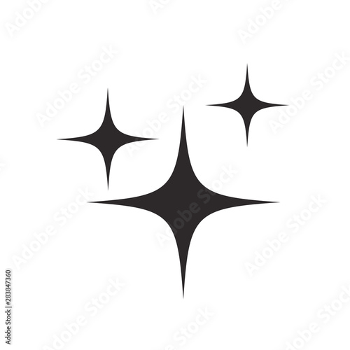sparkle icon vector design template