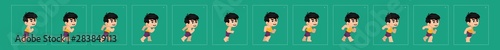 Boy walk cycle. animation walk cycle. walking animation sprite sheets