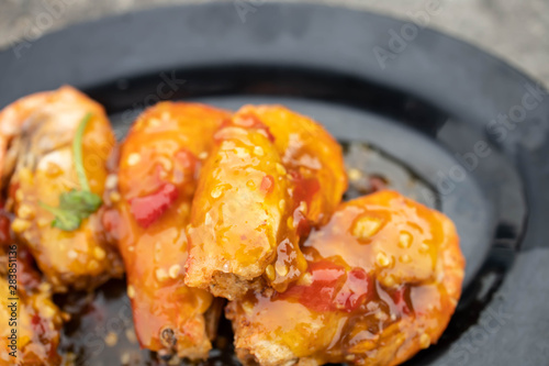 Fried Shrimp with Chili Sauce