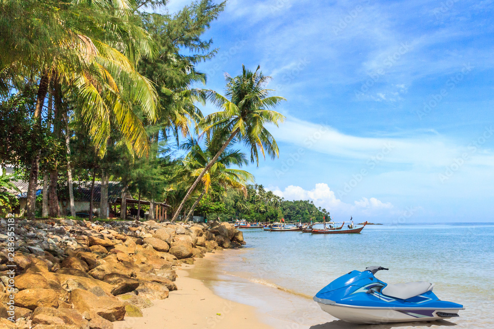 Obraz premium Blue Jetski-H2