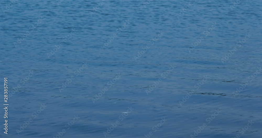 Ripples on the blue surface of the sea Ripples on the blue surface of the sea