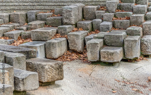 angularly stones
