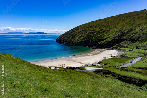 The beautiful Keem bay at Achill Island, Ireland.