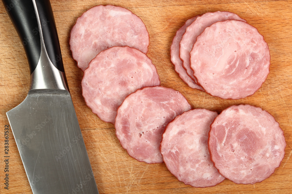 Sausage. Kielbasa krakowska sucha. Sausage. Kielbasa krakowska sucha.