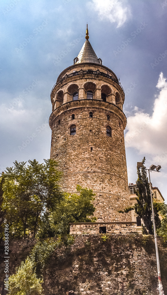 Blue Mosque views in Istanbul in Turkey