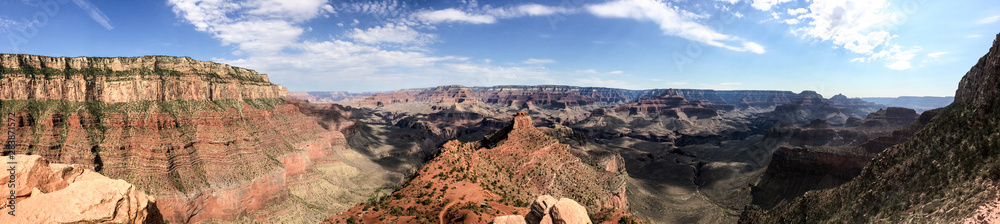 panoramic view of grand canyon in arizona