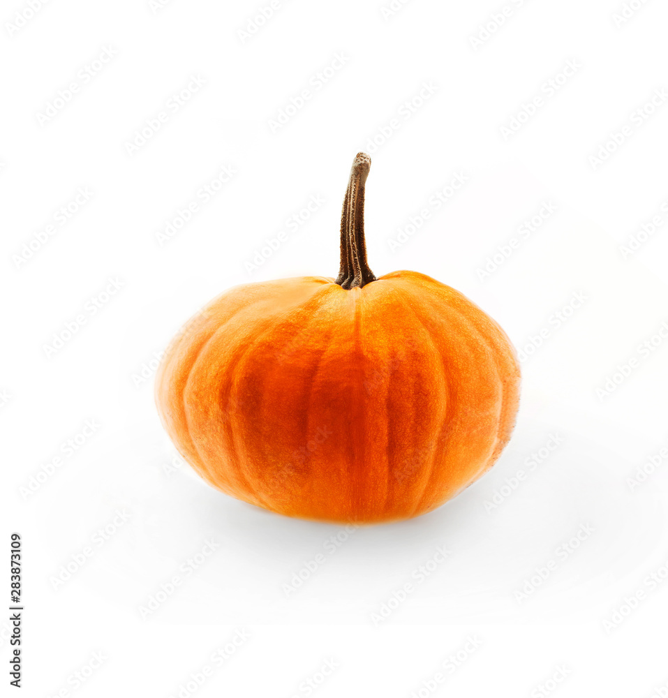 Obraz premium Fresh ripe pumpkin isolated on white background
