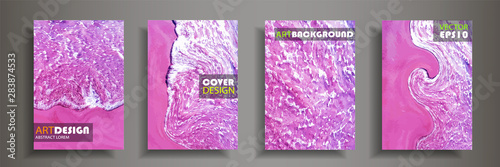 Modern design A4.Abstract neon texture of colored bright liquid paints.Splash  trends paints.Used design presentations, print,flyer,business cards,invitations, calendars,sites, packaging,cover.