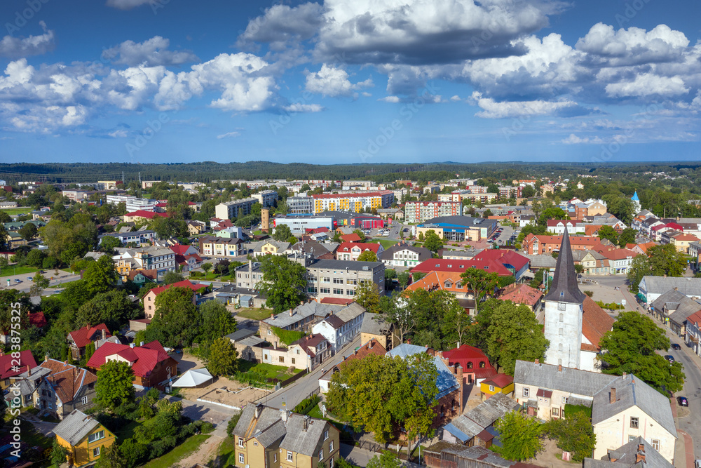 Obraz premium Tukums city in central Latvia.