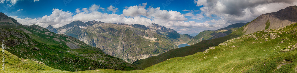 French Alps Panorama from Col du Sabot