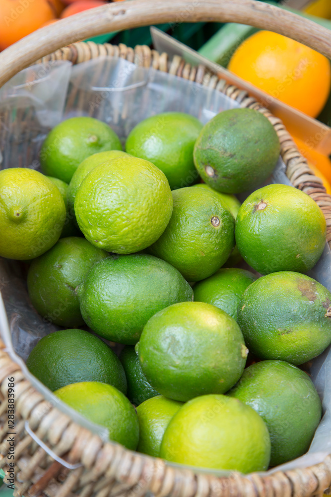 Lime Fruit on Market