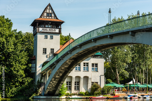 Brücke und Brückenhaus Insel Berlin in Berlin-Treptow photo