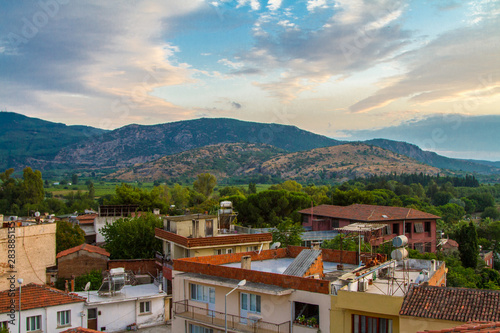 Panorama of Selcuk, Izmir, Turkey