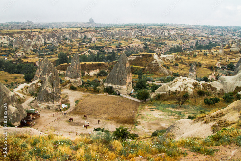 Panorama of Goreme, Cappadocia, Turkey