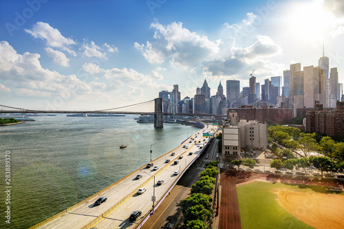 panoramic view at manhattan...