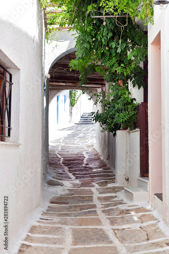 Fototapeta Naklejka Na Ścianę i Meble -  Narrow streets in Chora