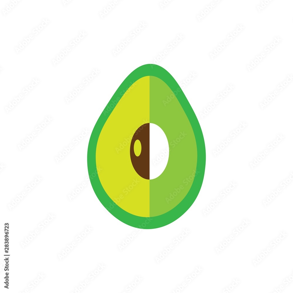 Avocado logo vector Avocado logo vector
