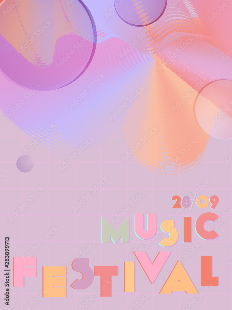 Music festival cover background. Music festival cover background.